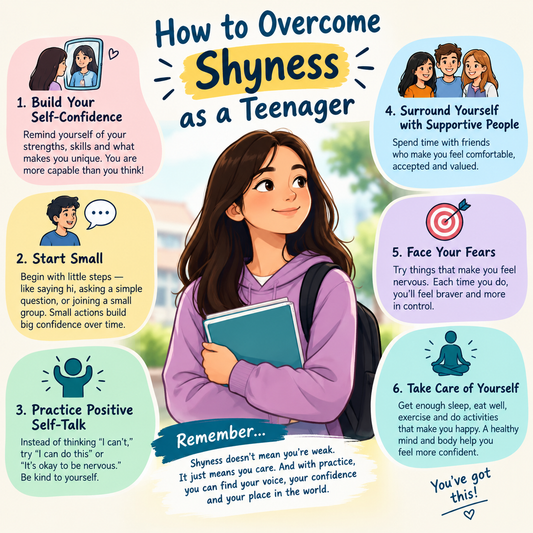 How to overcome shyness as a teenager